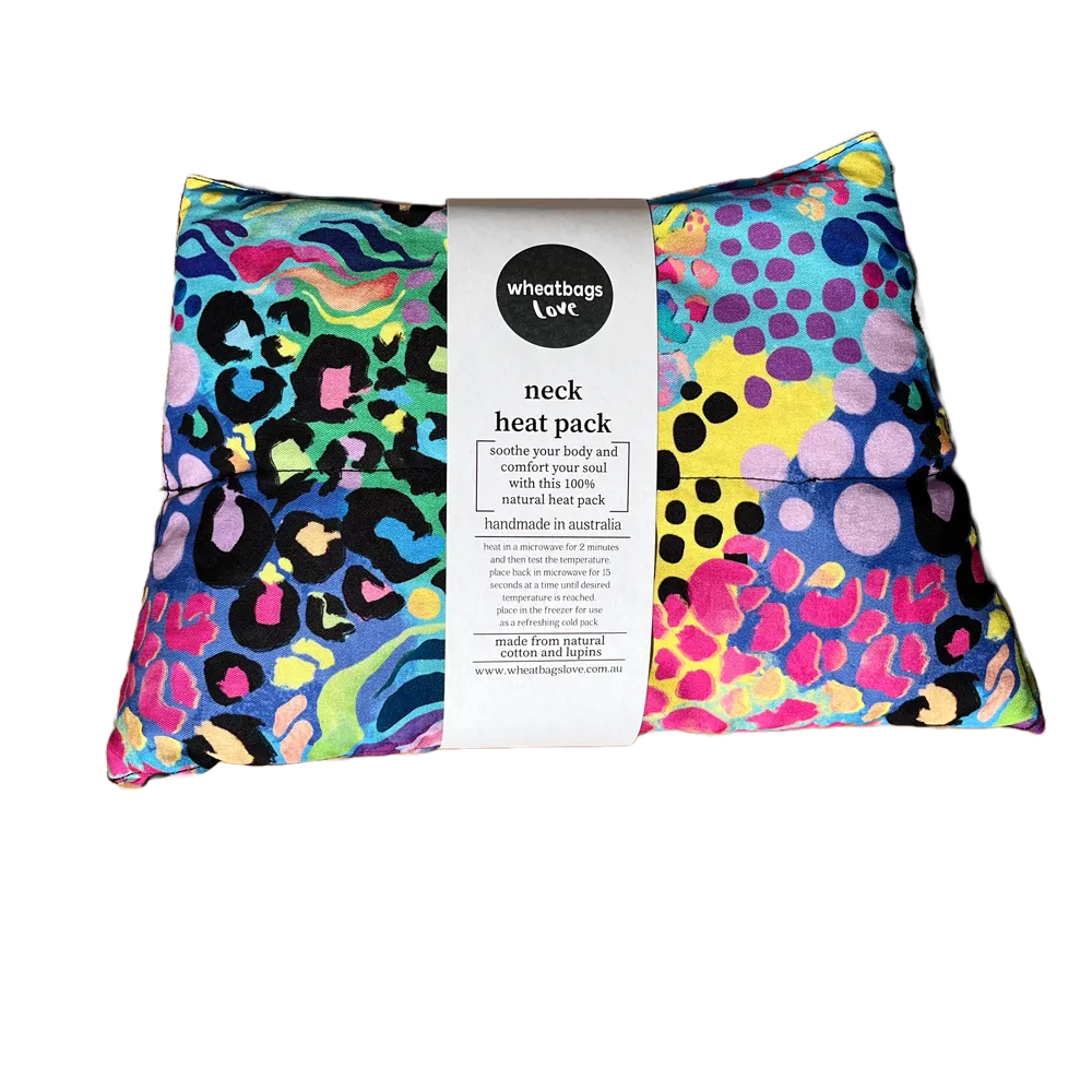 Neck Heat Pack Kasey Rainbow Electric Leopard