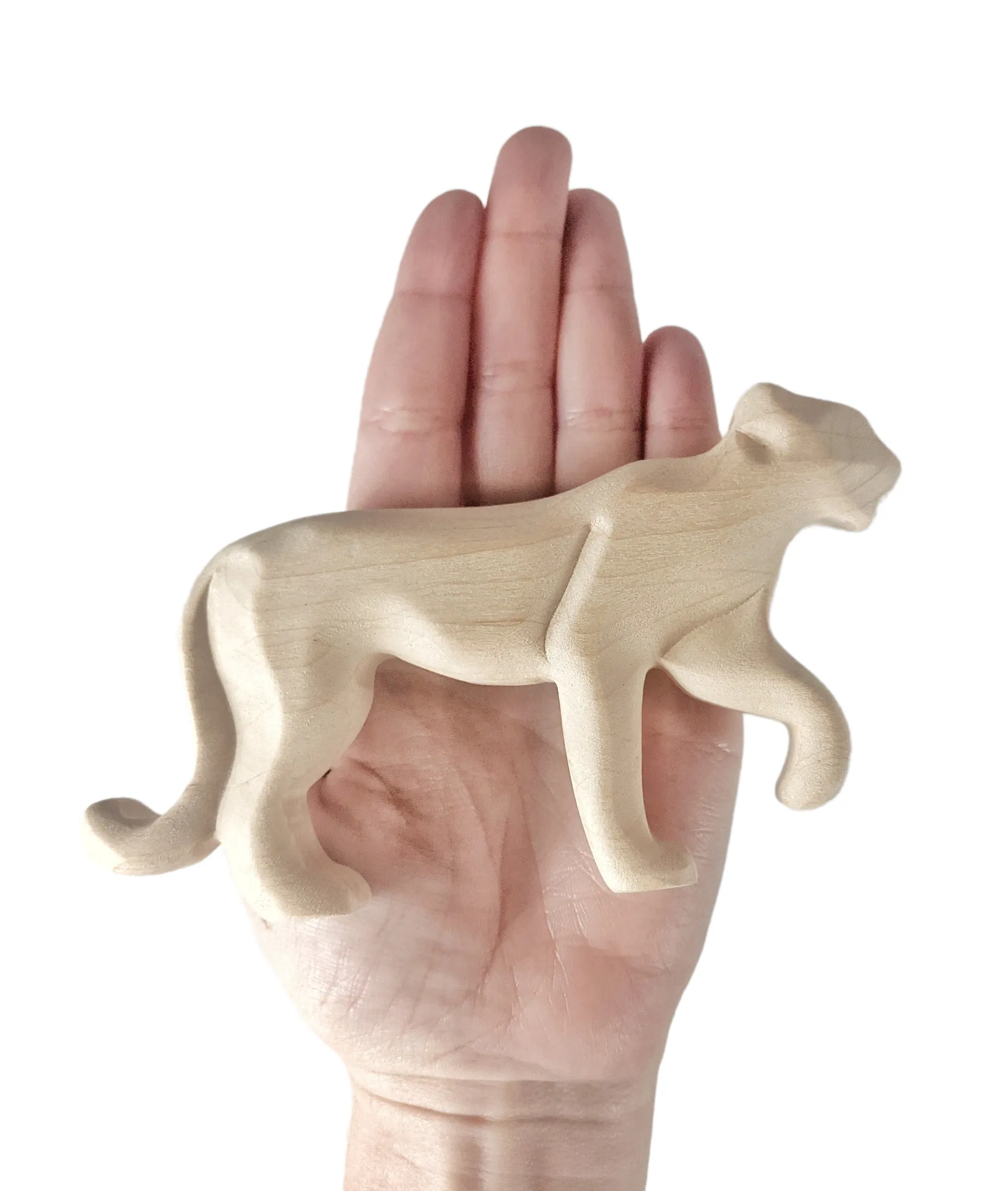 Wooden Cheetah / Leopard